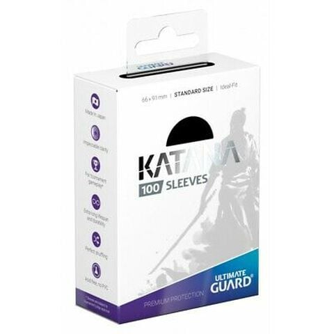 Protection Pour Cartes - Ultimate Guard - Katana Sleeves  Noir (100)